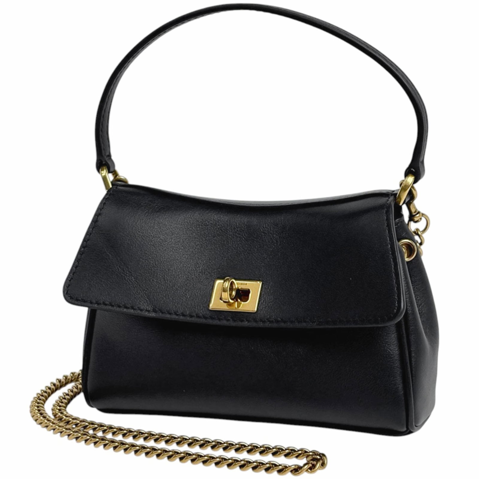 Balenciaga Leather Shoulder Bag: Balenciaga Leather Shoulder Bag A sleek and sophisticated Balenciaga leather shoulder bag, perfect for adding a touch of luxury to your daily routine. With its classic design and premium leather