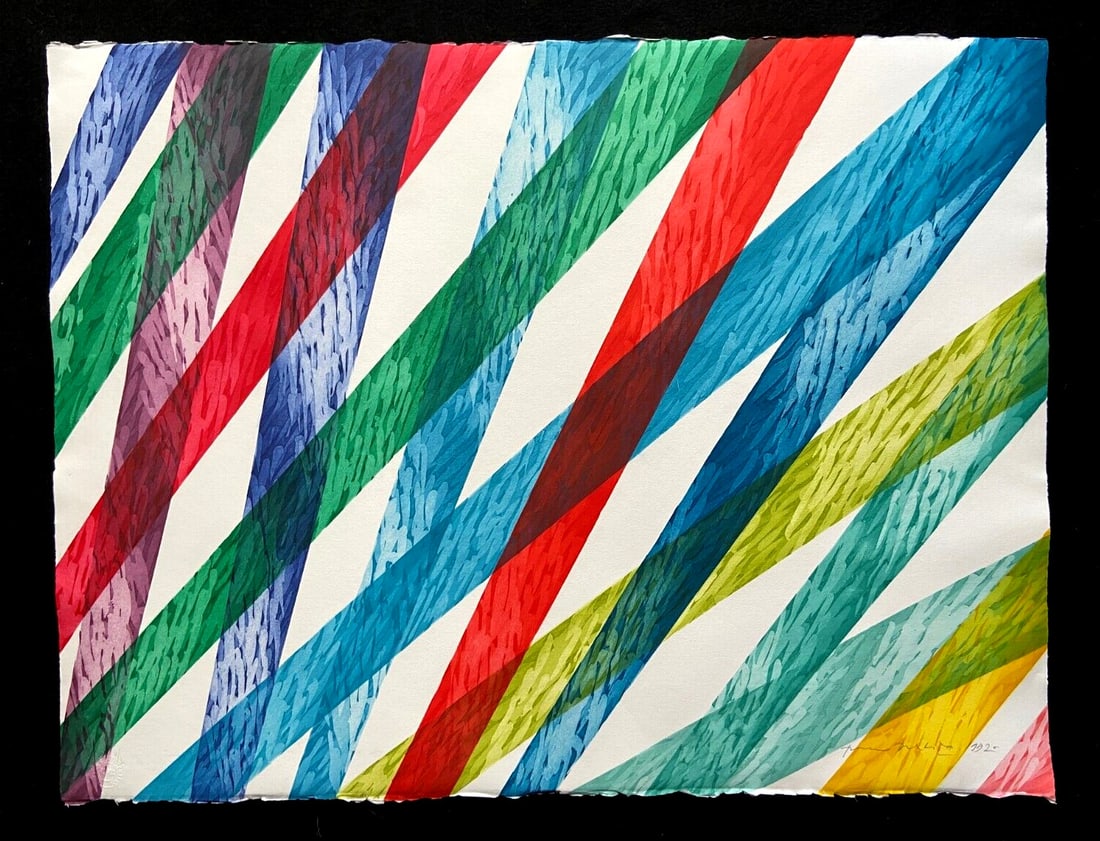 Published Piero Dorazio Etching Numbered: Published Piero Dorazio Etching Numbered A rare and striking etching by Italian artist Piero Dorazio, "Unita-Germany Europe" is a numbered specimen from 1992, showcasing the artist's unique style. Pri