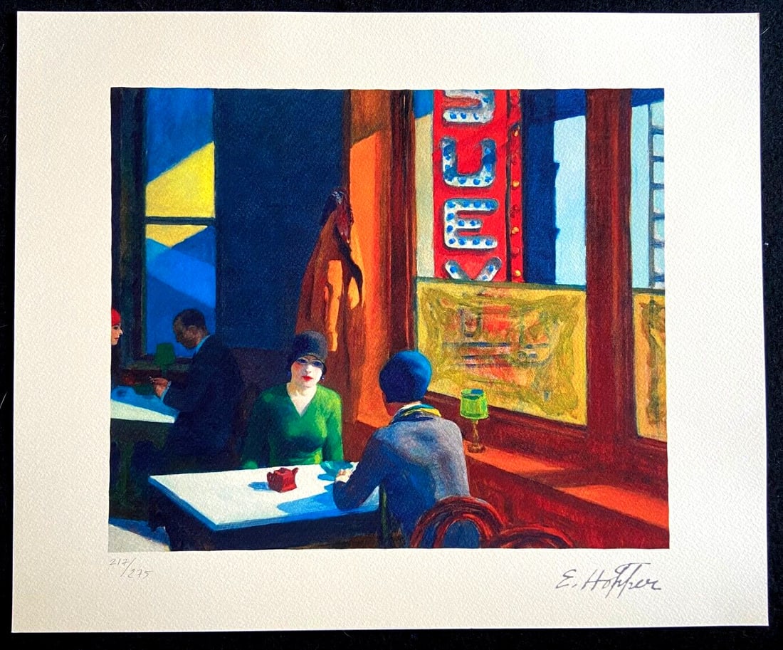 Numbered Edward Hopper Lithograph - 2
