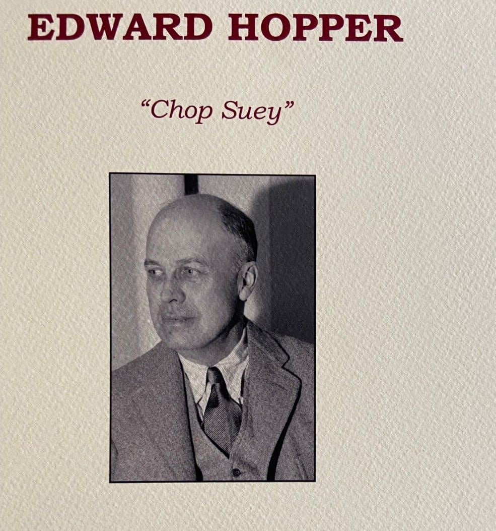 Numbered Edward Hopper Lithograph - 8