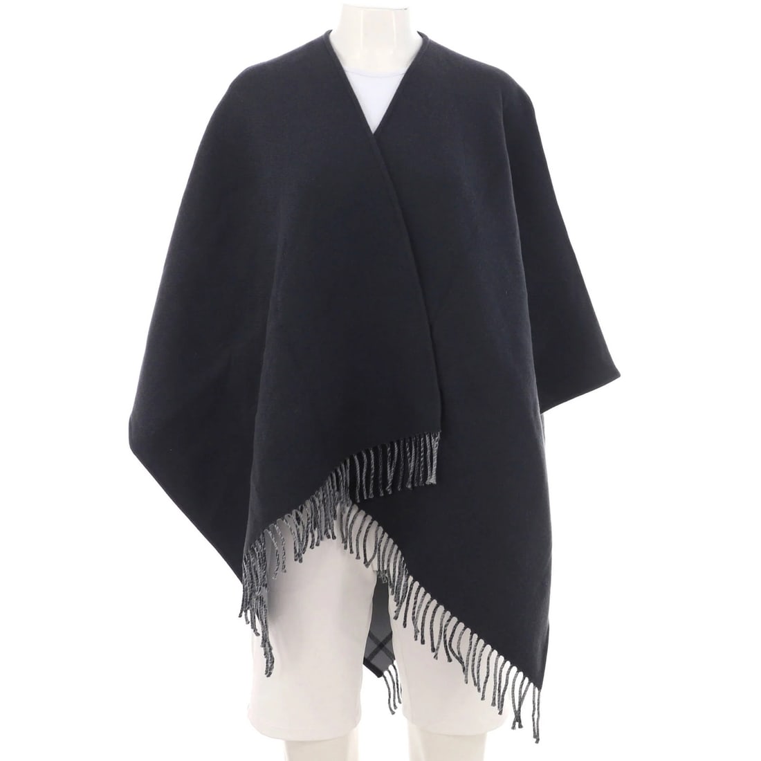 Wool Burberry Women's Reversible Cape Check (1 of 4)