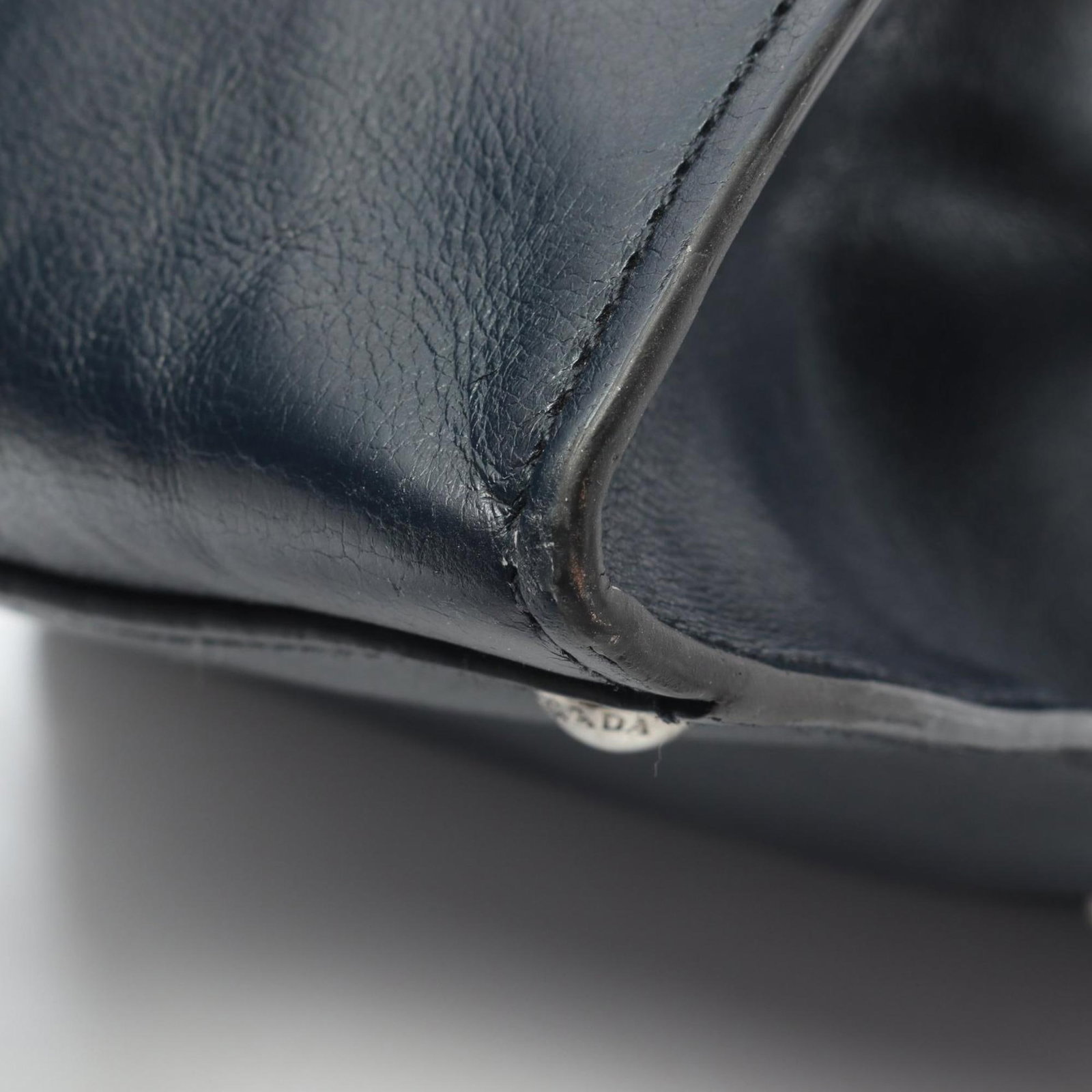 Prada Leather Tote Bag - 8