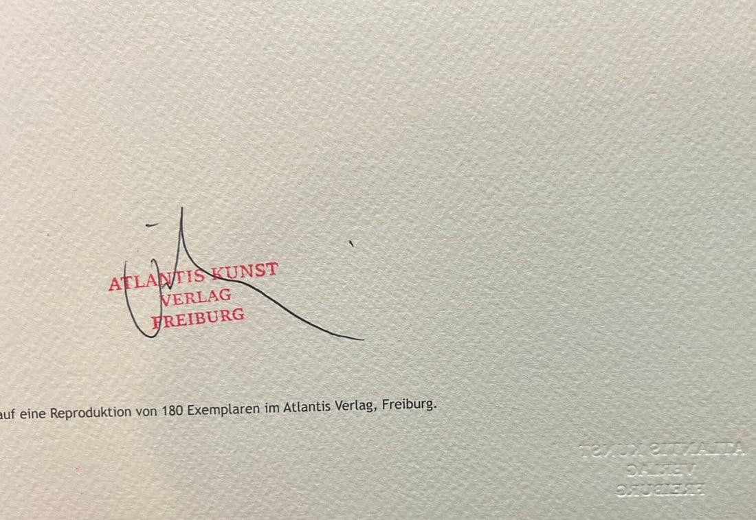 Bernard Buffet Rolls-Royce Lithograph Op # - 12