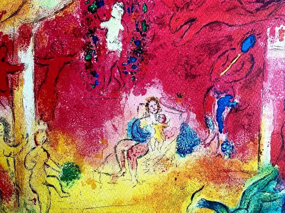 Marc Chagall Lithograph # (Numbered) - 4