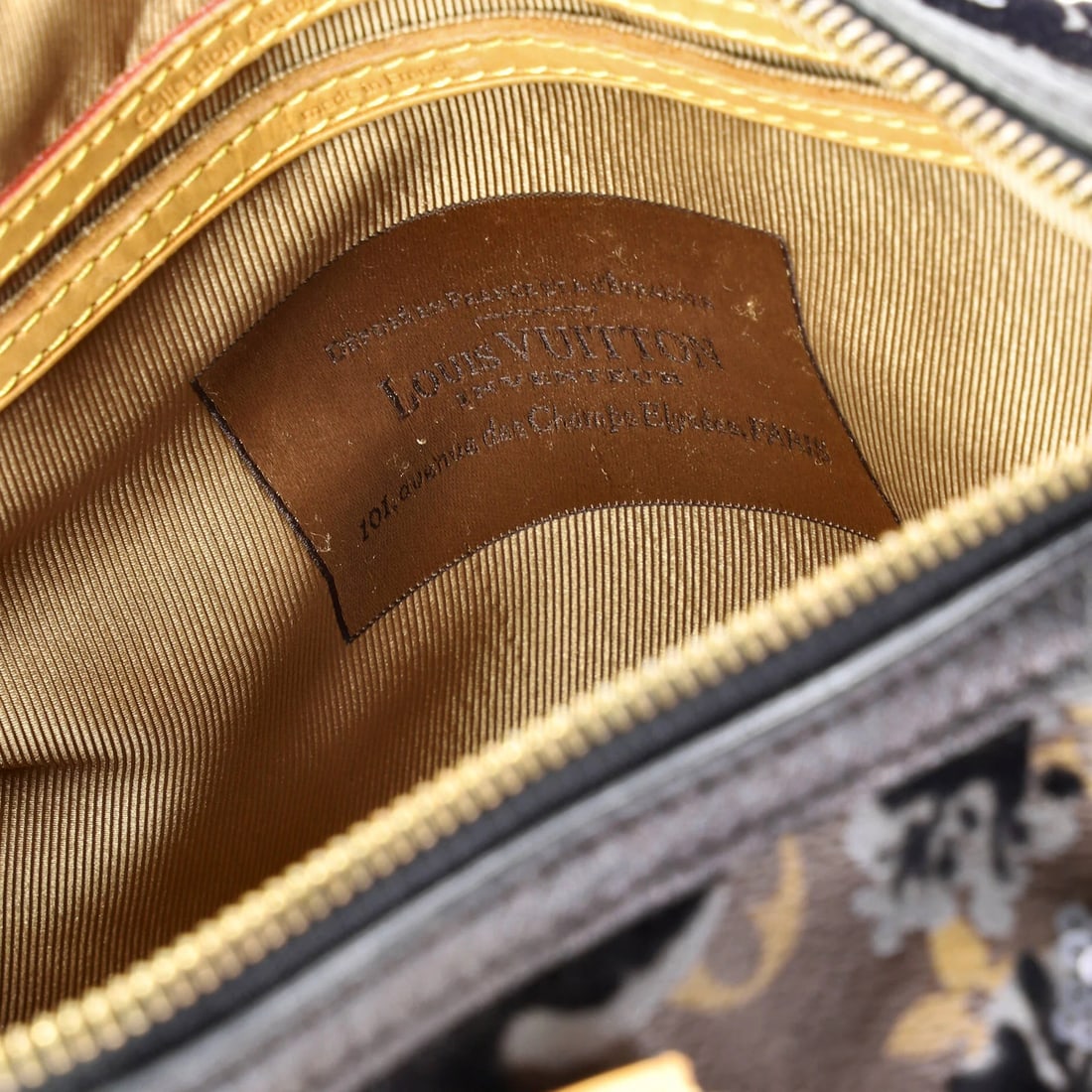 Louis Vuitton Speedy 30 Fleur de Jais Monogram Canvas Handbag - 6