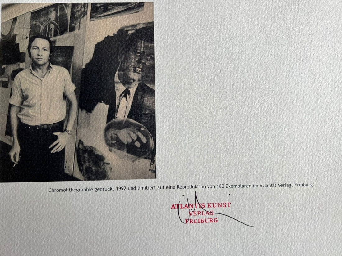 Numbered Robert Rauschenberg Lithograph - 12