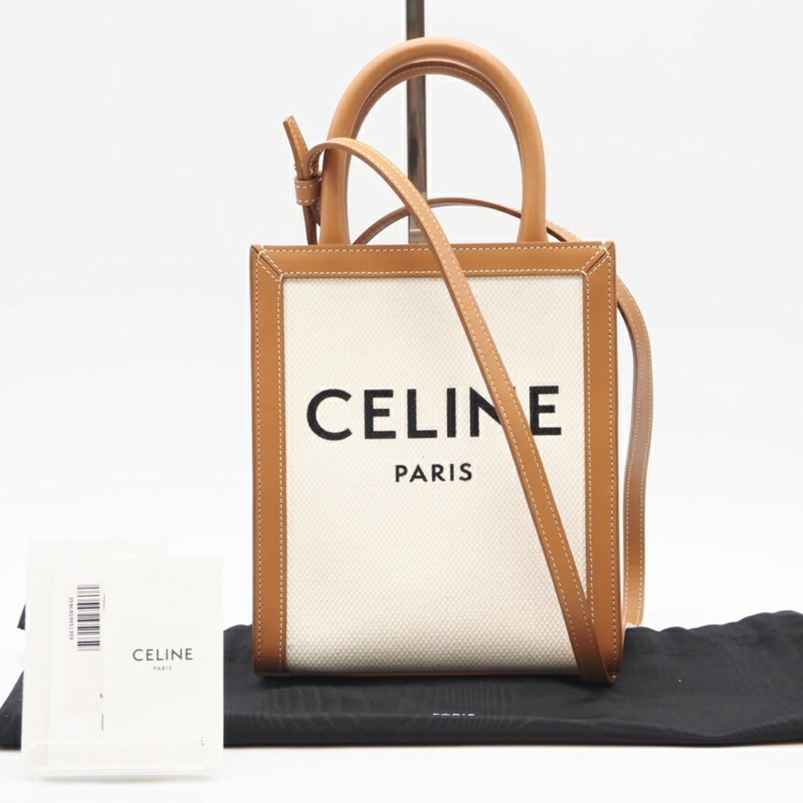 Celine Canvas Shoulder Bag - 2