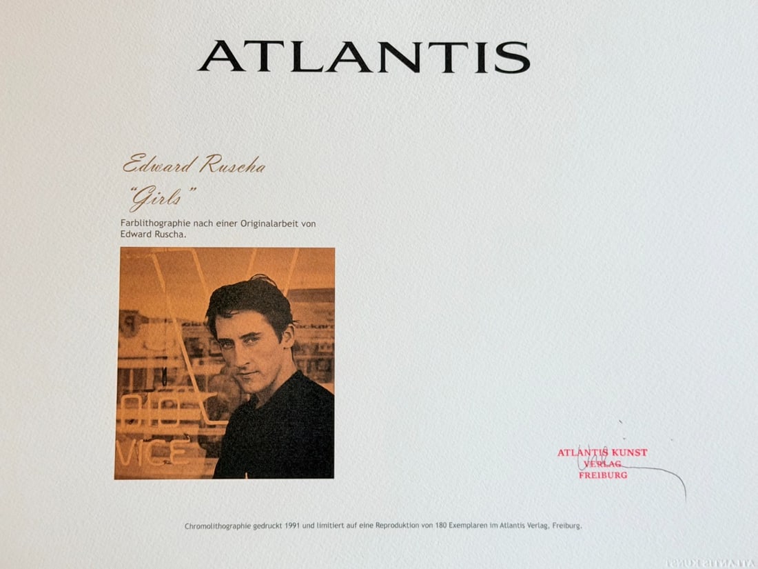 Lithograph Ed Ruscha - 6