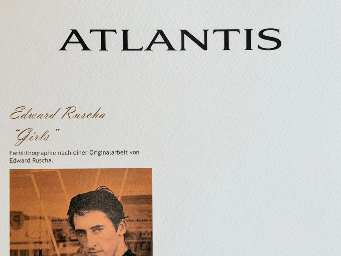 Lithograph Ed Ruscha - 7