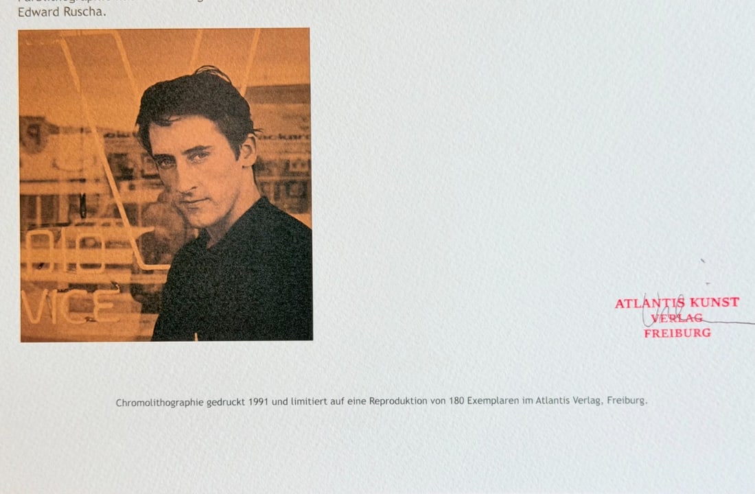 Lithograph Ed Ruscha - 8