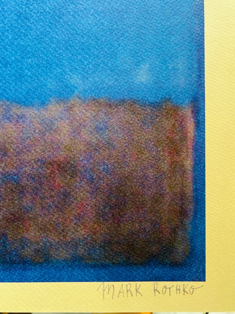 Limited Mark rothko Lithograph op Numbered - 6
