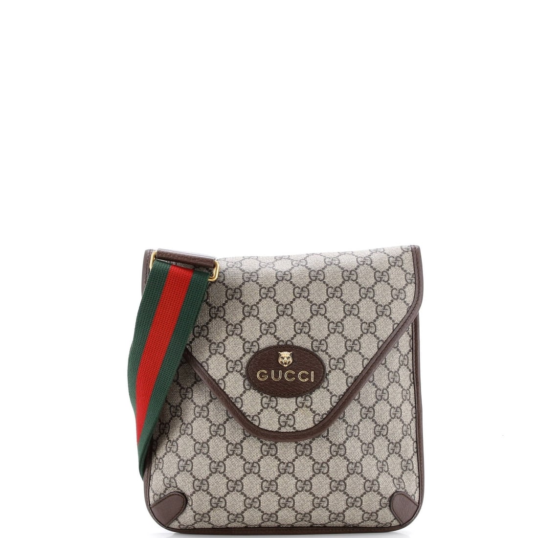Medium Gucci Neo Vintage Envelope Messenger GG Coated Canvas: Medium Gucci Neo Vintage Envelope Messenger GG Coated Canvas The Gucci Neo Vintage Envelope Messenger is a timeless classic, boasting a spacious medium size with a stylish GG Coated Canvas exterior