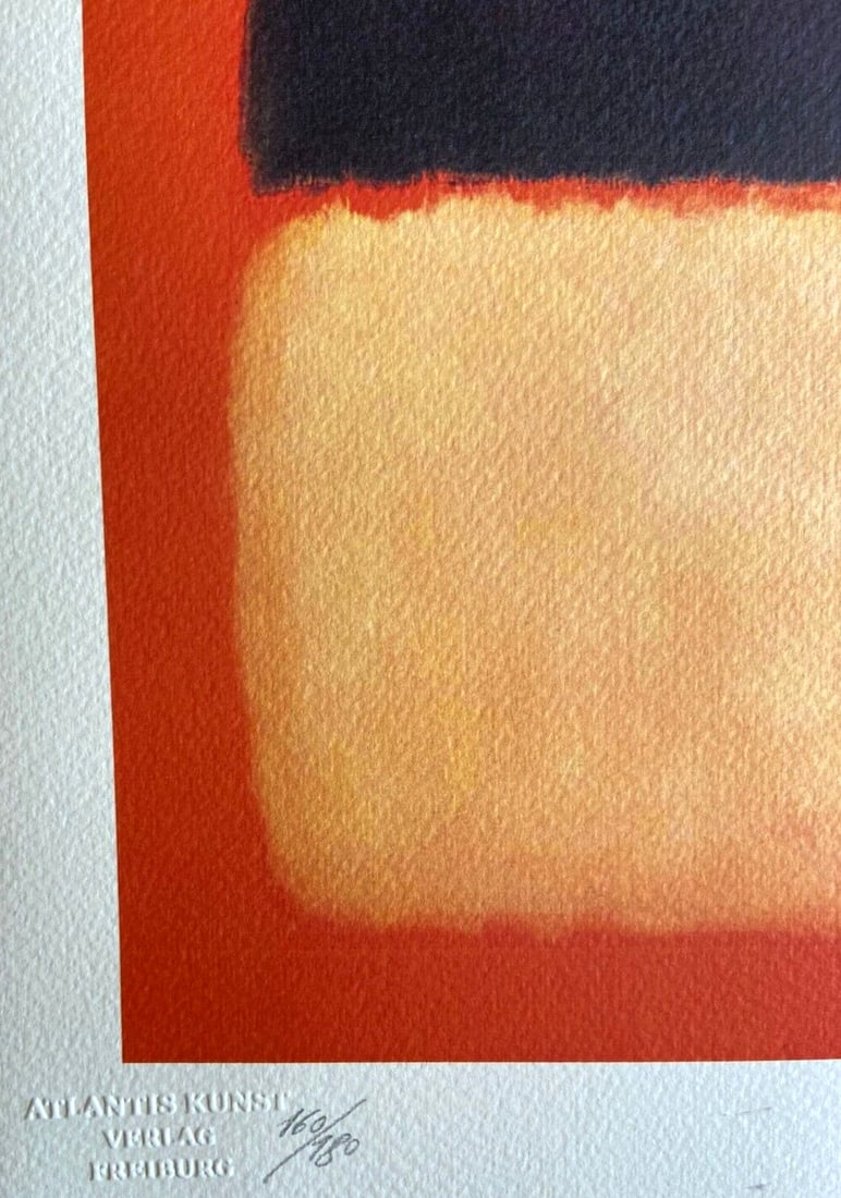 Mark Rothko Lithograph #Op - 5