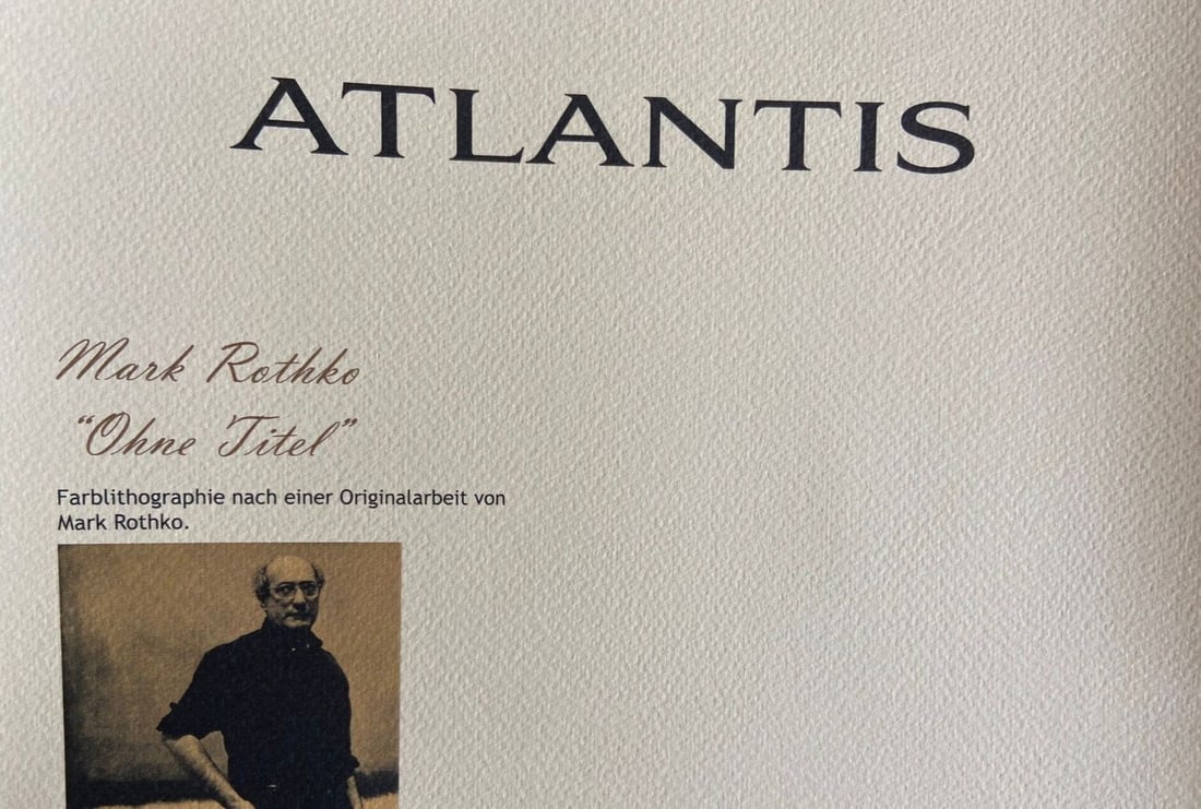 Mark Rothko Lithograph #Op - 8