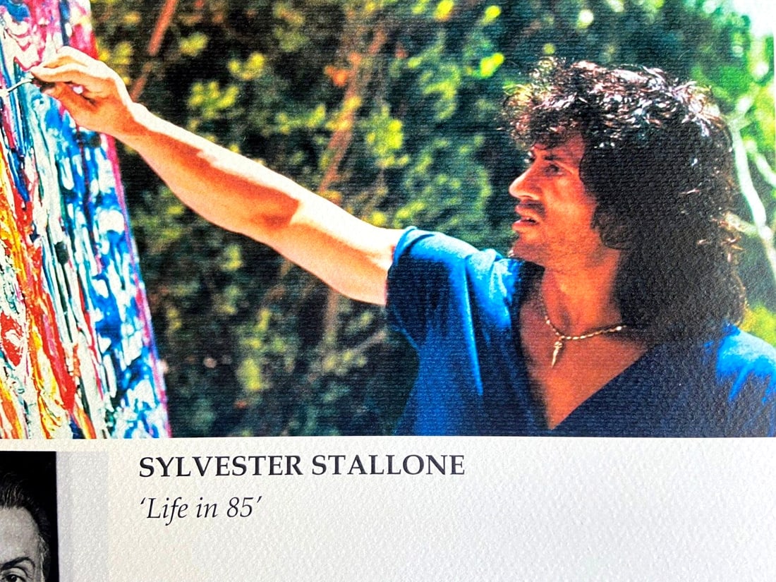 200Ex Sylvester Stallone 'Life 85' Lithograph - 8