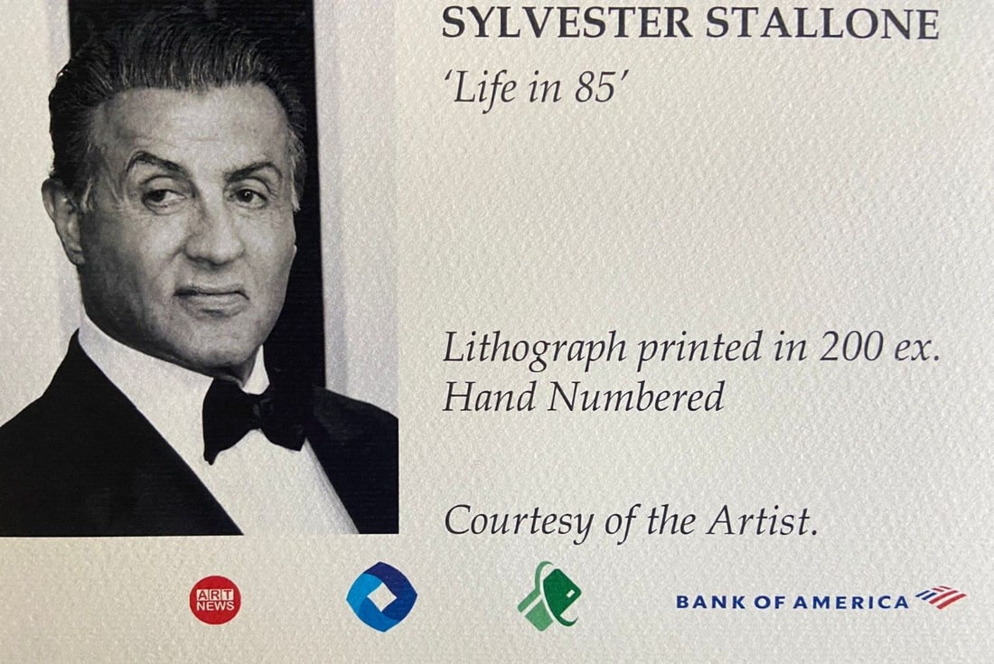 200Ex Sylvester Stallone 'Life 85' Lithograph - 9
