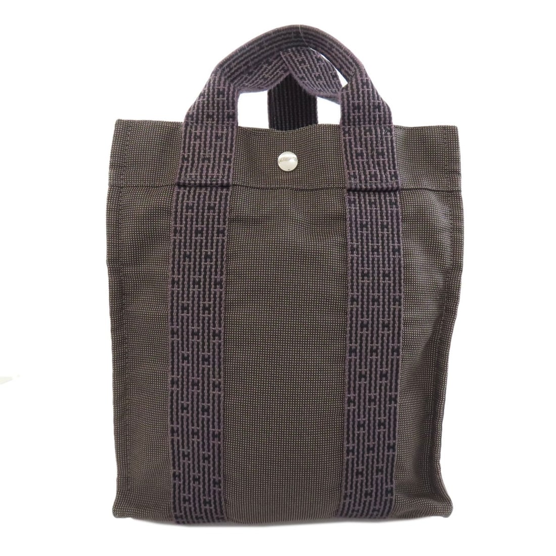 Canvas HERMES Her Line add PM Backpack ? Daypack: Canvas HERMES Her Line add PM Backpack ? Daypack A timeless piece from the iconic HERMES brand, this canvas backpack is crafted in the heart of France and boasts a sleek gray exterior that exudes