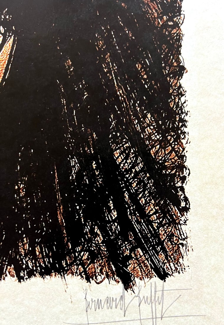 Numbered Bernard Buffet Lithograph Op With - 8