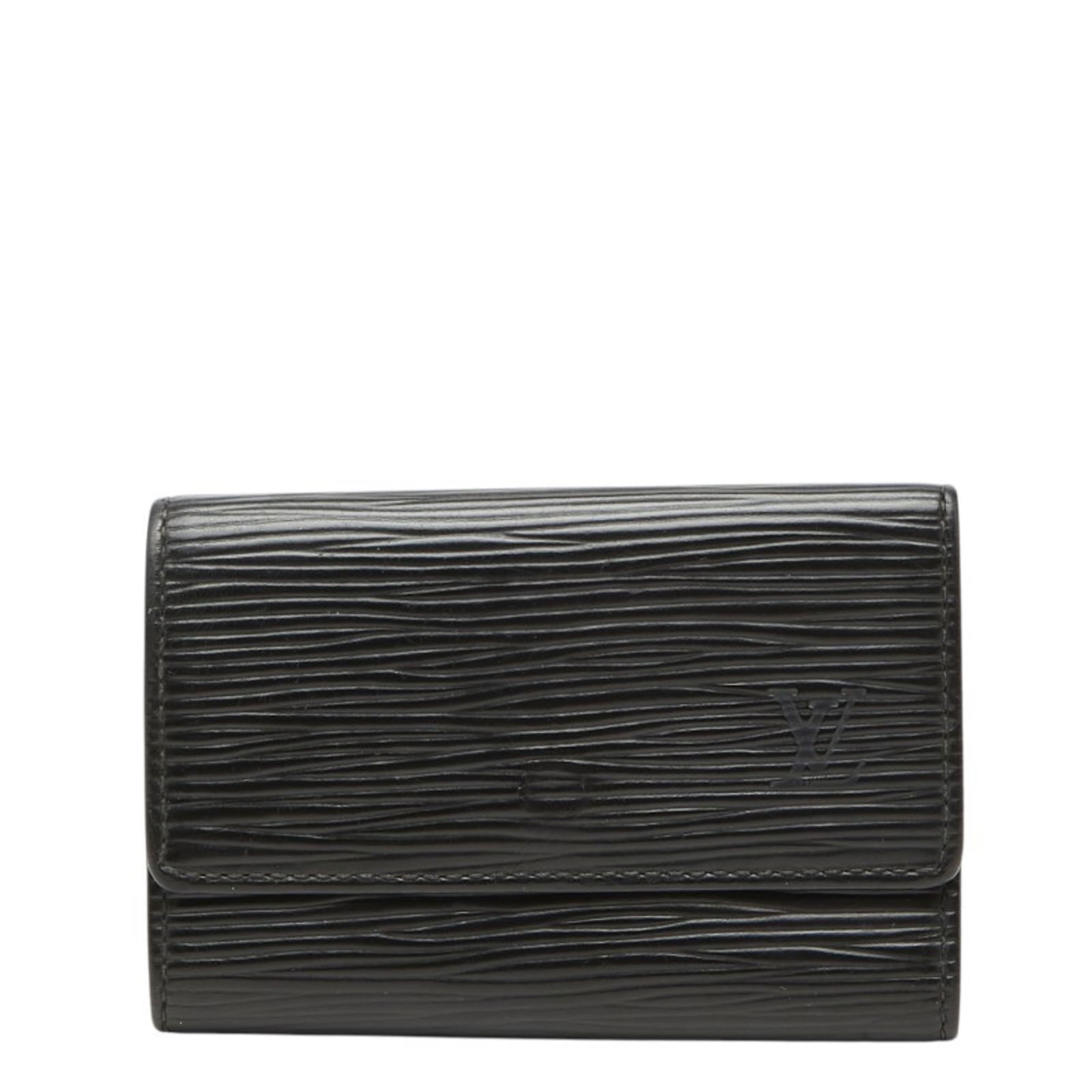 Louis Vuitton Leather Keycase: Louis Vuitton Leather Keycase A sleek and sophisticated accessory for the modern woman, this Louis Vuitton leather keycase is a timeless classic that exudes luxury and elegance. Crafted from high-qual