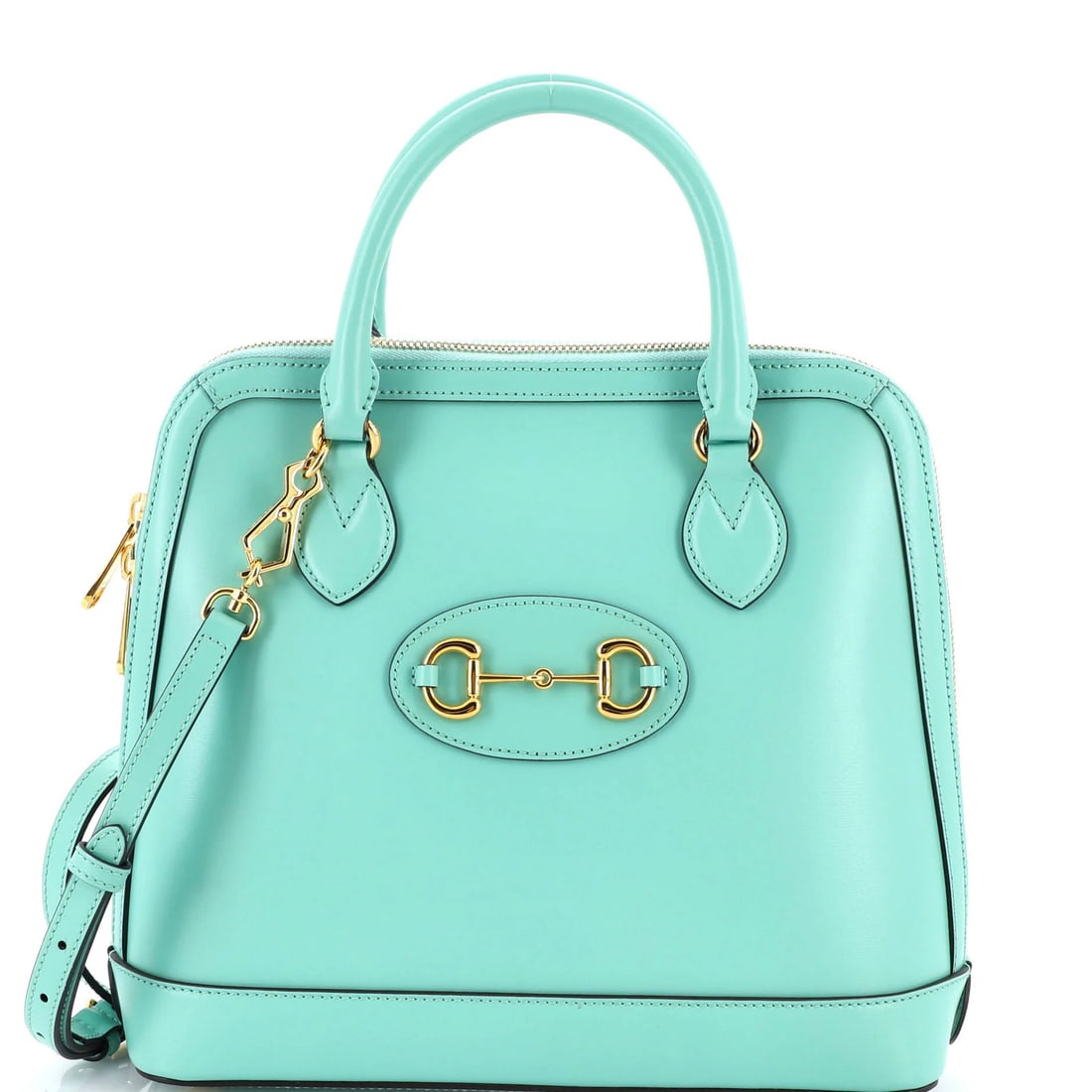 Gucci Horsebit 1955 Medium Top Handle Leather Bag: Gucci Horsebit 1955 Medium Top Handle Leather Bag The Gucci Horsebit 1955 Medium Top Handle Leather Bag is a timeless classic, boasting the iconic Horsebit detail and sleek green leather exterior