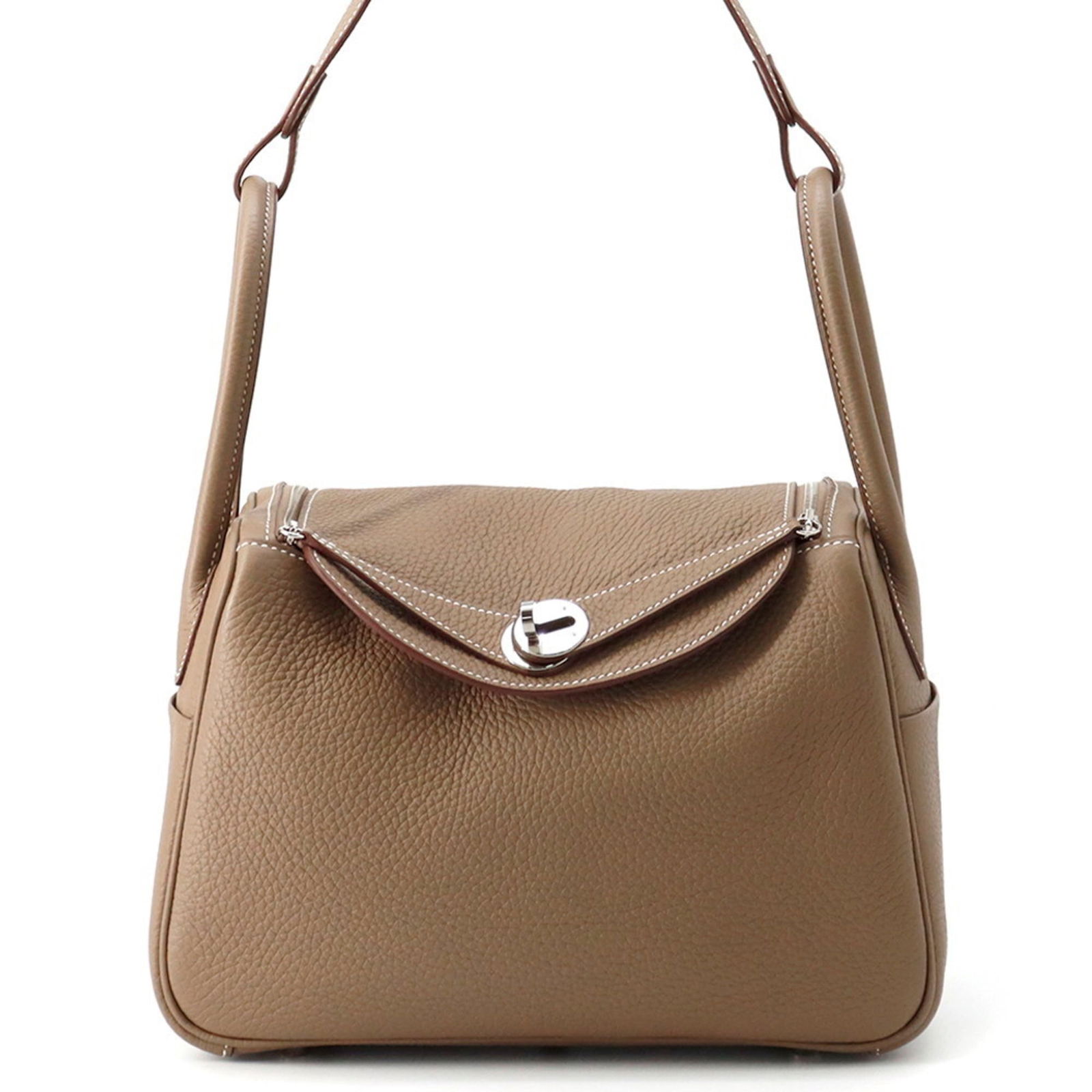 Hermes Taurillon Clemence Leather Handbag (1 of 13)