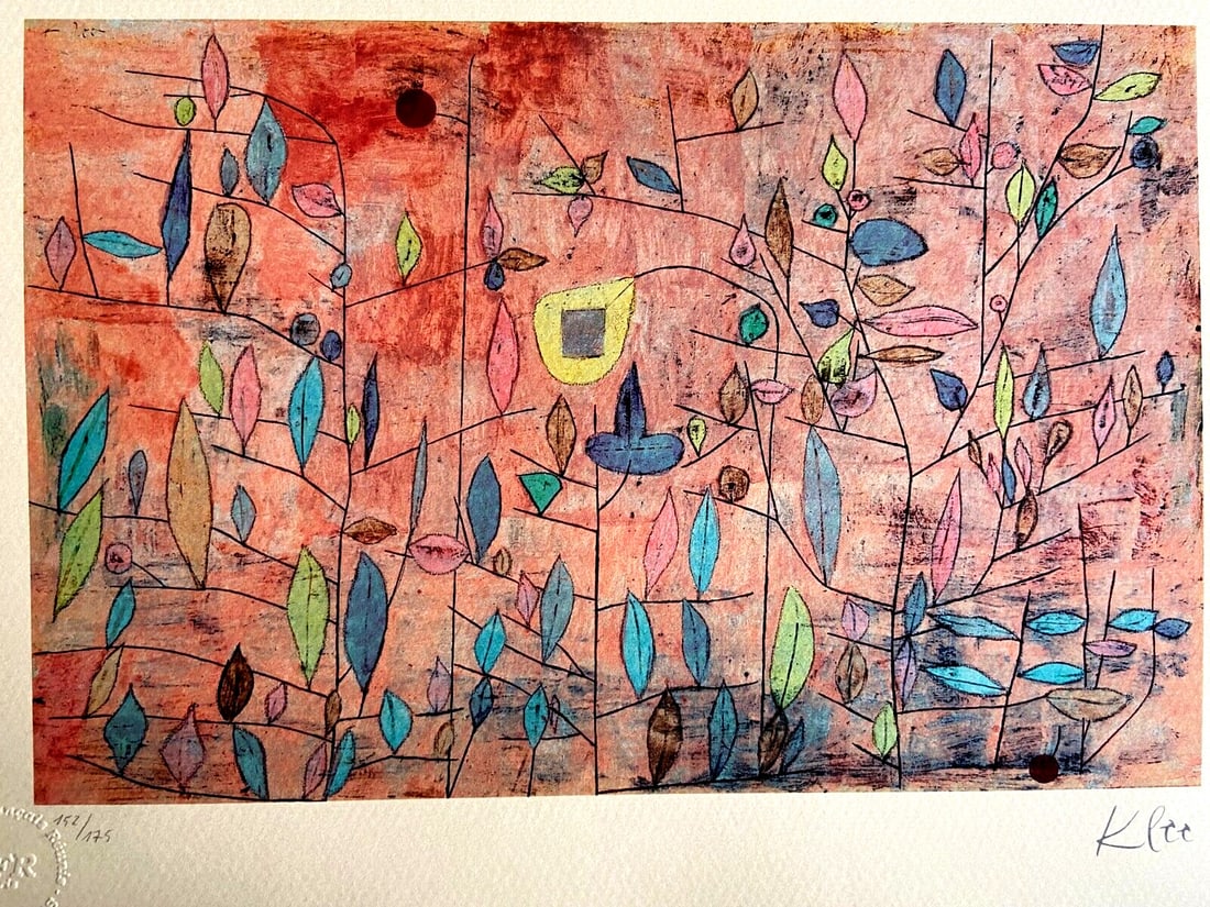 Le.Corbusier Paul Klee Lithograph Numbered 175: Le.Corbusier Paul Klee Lithograph Numbered 175 A rare opportunity to own a piece of modern art history, this limited edition lithograph by Paul Klee is a true treasure for collectors and enthusiasts a