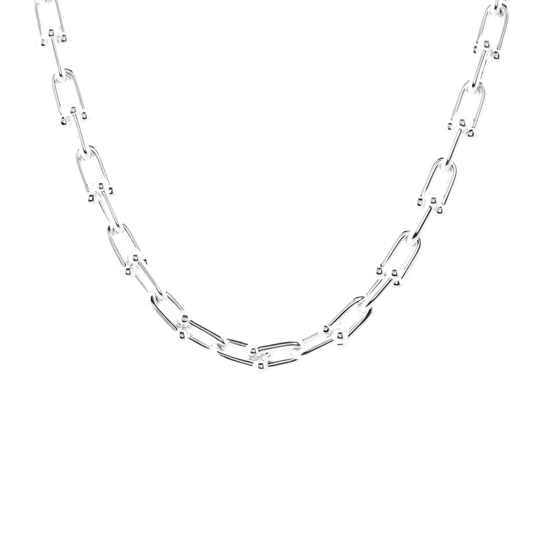 Tiffany & Co. Sterling Silver Small HardWear Link Necklace (1 of 3)