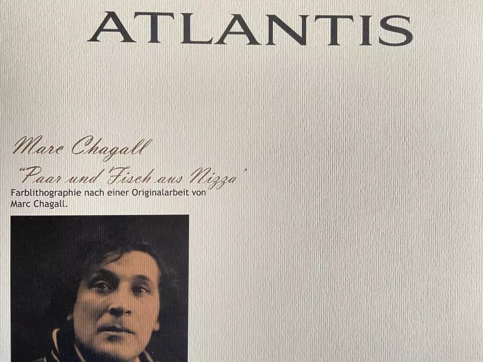 Lithograph Marc Chagall Numbered - 8