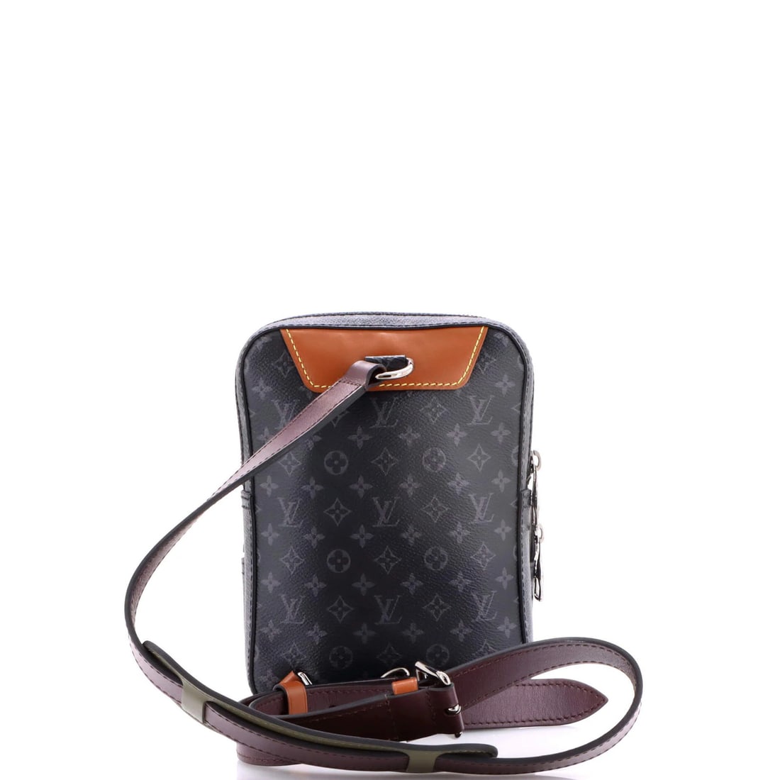 Printed Louis Vuitton Amazone Sling Bag Patchwork Monogram Eclipse Canvas and - 3