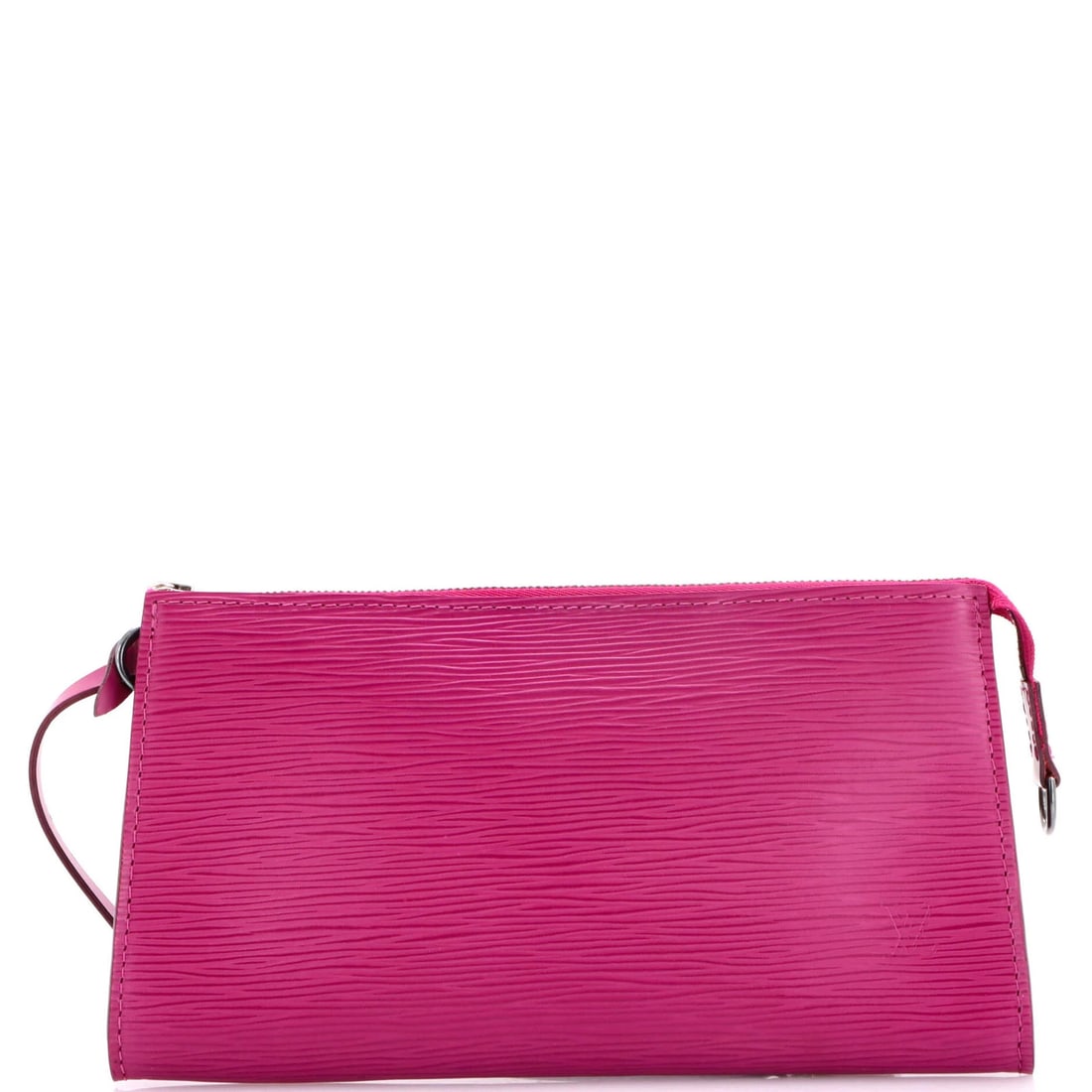Leather Louis Vuitton Pochette Accessoires Epi: Leather Louis Vuitton Pochette Accessoires Epi A stunning pink Pochette Accessoires Epi from Louis Vuitton, boasting sleek leather exterior and matching microfiber interior, is up for grabs. With its