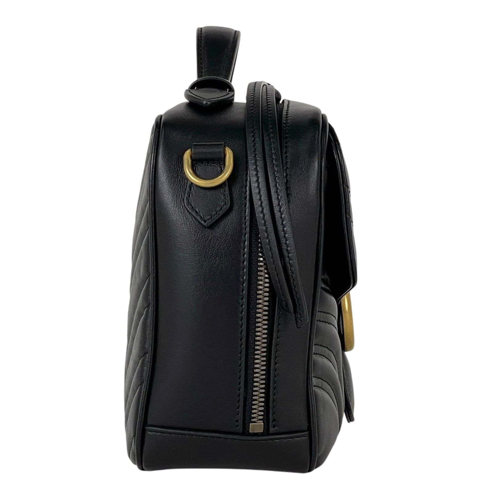 Gucci Leather Shoulder Bag - 4