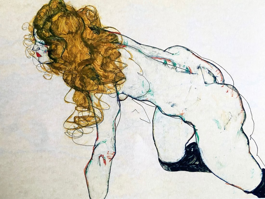 Numbered Egon Schiele Lithograph - 3