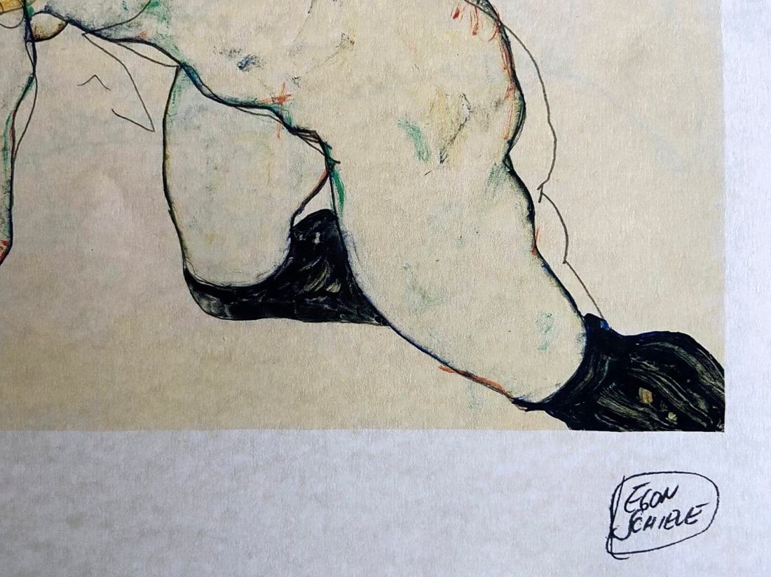 Numbered Egon Schiele Lithograph - 6