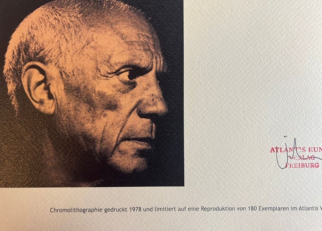 Numbered Pablo Picasso Lithograph - 15