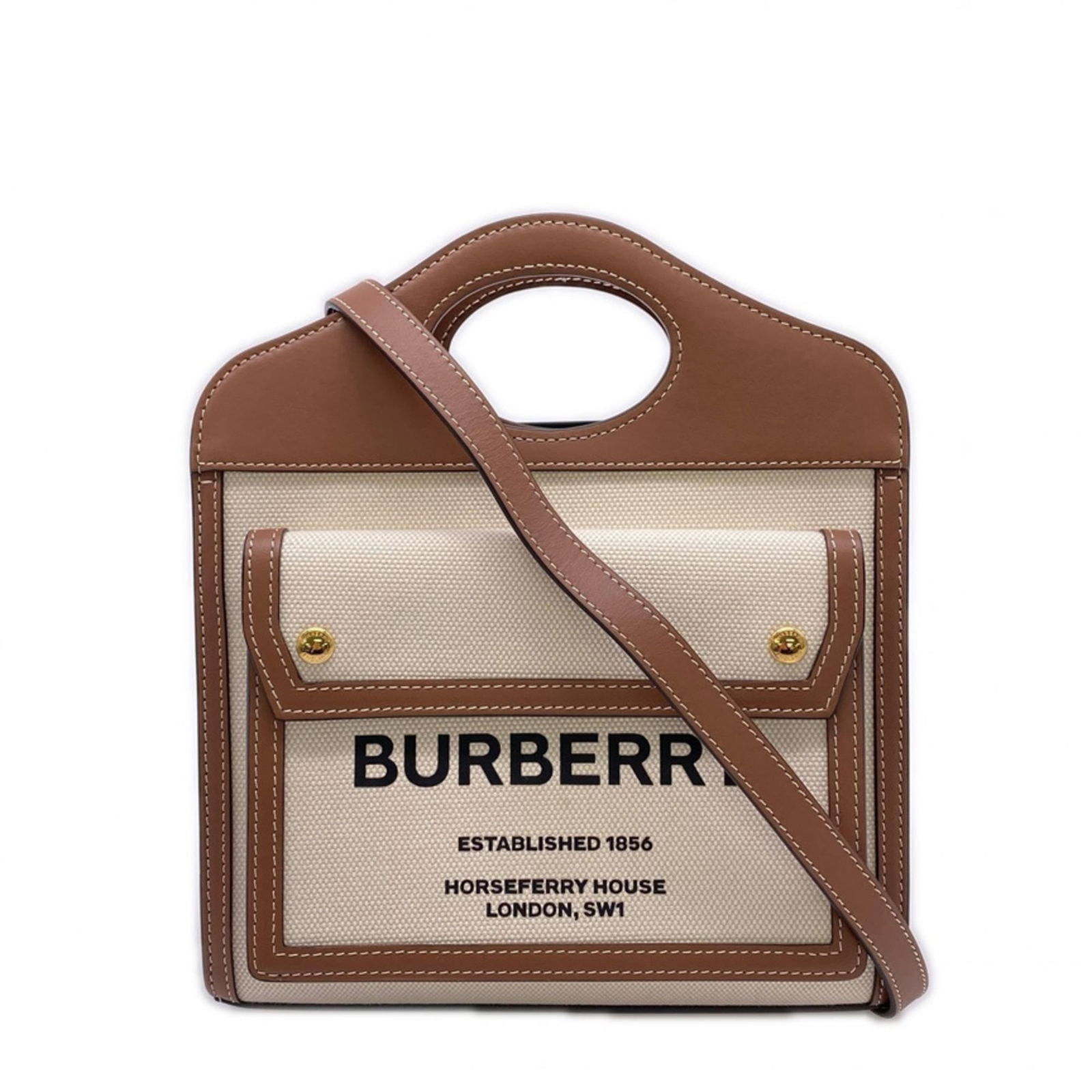 Burberry Leather Handbag (1 of 14)