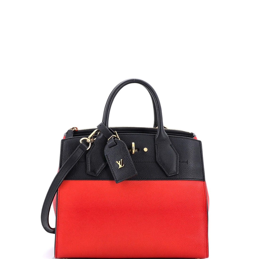 Louis Vuitton City Steamer Leather Handbag PM (1 of 8)