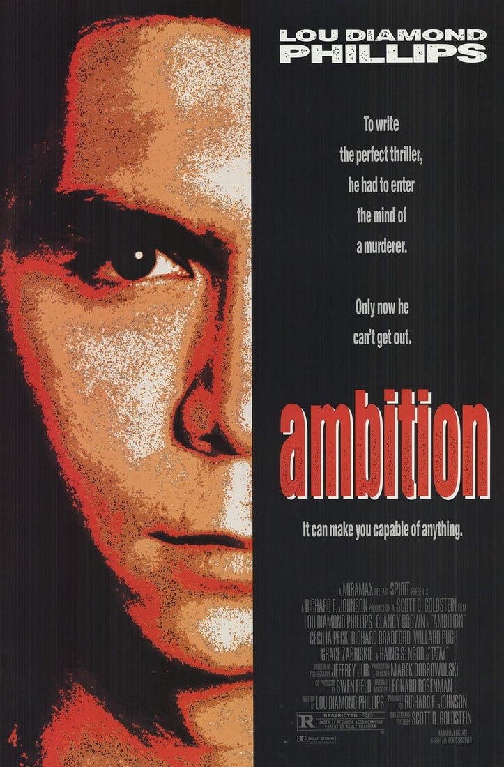 1991 ARTIST UNKNOWN Ambition 41" x 27" Offset Lithograph: 1991 ARTIST UNKNOWN Ambition 41" x 27" Offset Lithograph A rare and striking offset lithograph from 1991, 'Ambition' showcases a captivating scene of figures in dynamic motion, evoking a sense of ener