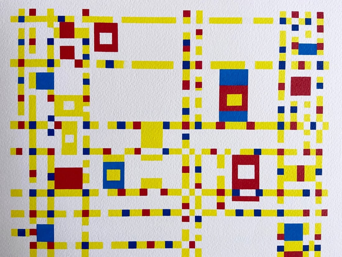 Numbered Piet Mondrian Lithograph - 4