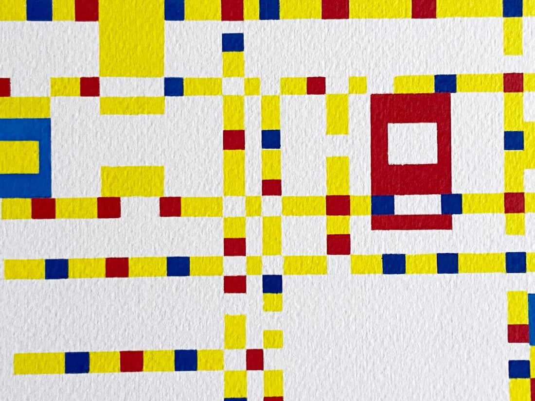 Numbered Piet Mondrian Lithograph - 5