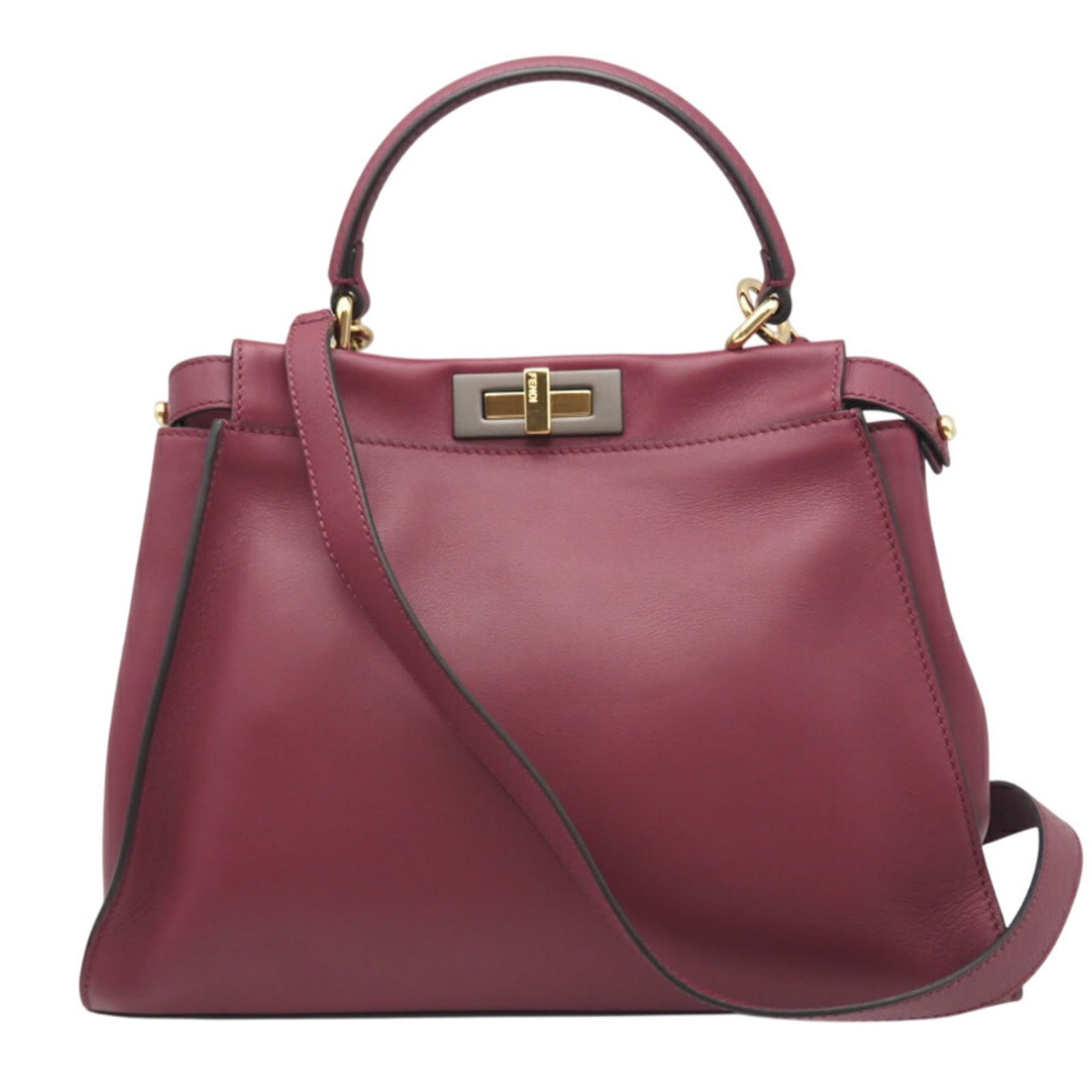 Leather Fendi Handbag (1 of 13)