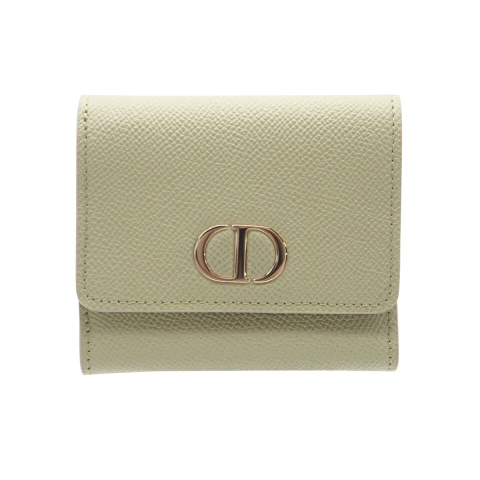 Christian Dior Tri-Fold Leather Wallet: Christian Dior Tri-Fold Leather Wallet A stunning Christian Dior tri-fold leather wallet in rich green, perfectly sized for everyday carry. With its classic design and premium leather construction,
