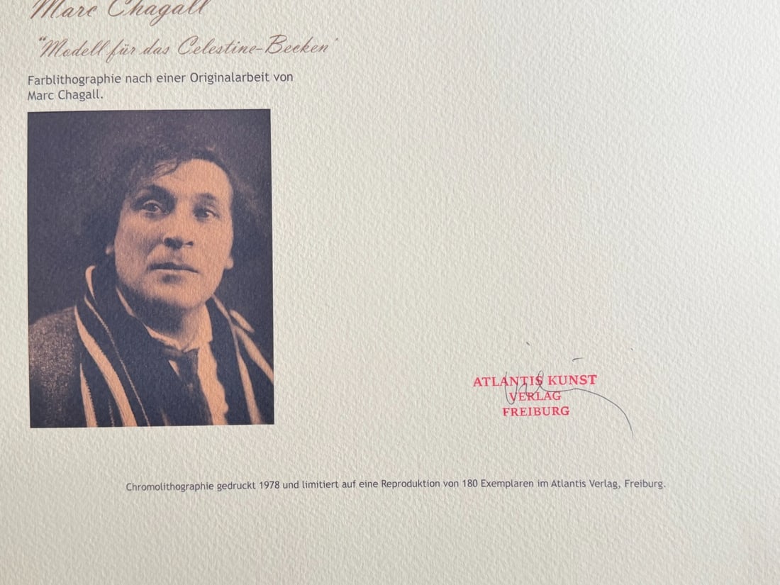 Marc Chagall Lithograph # (Numbered) - 9