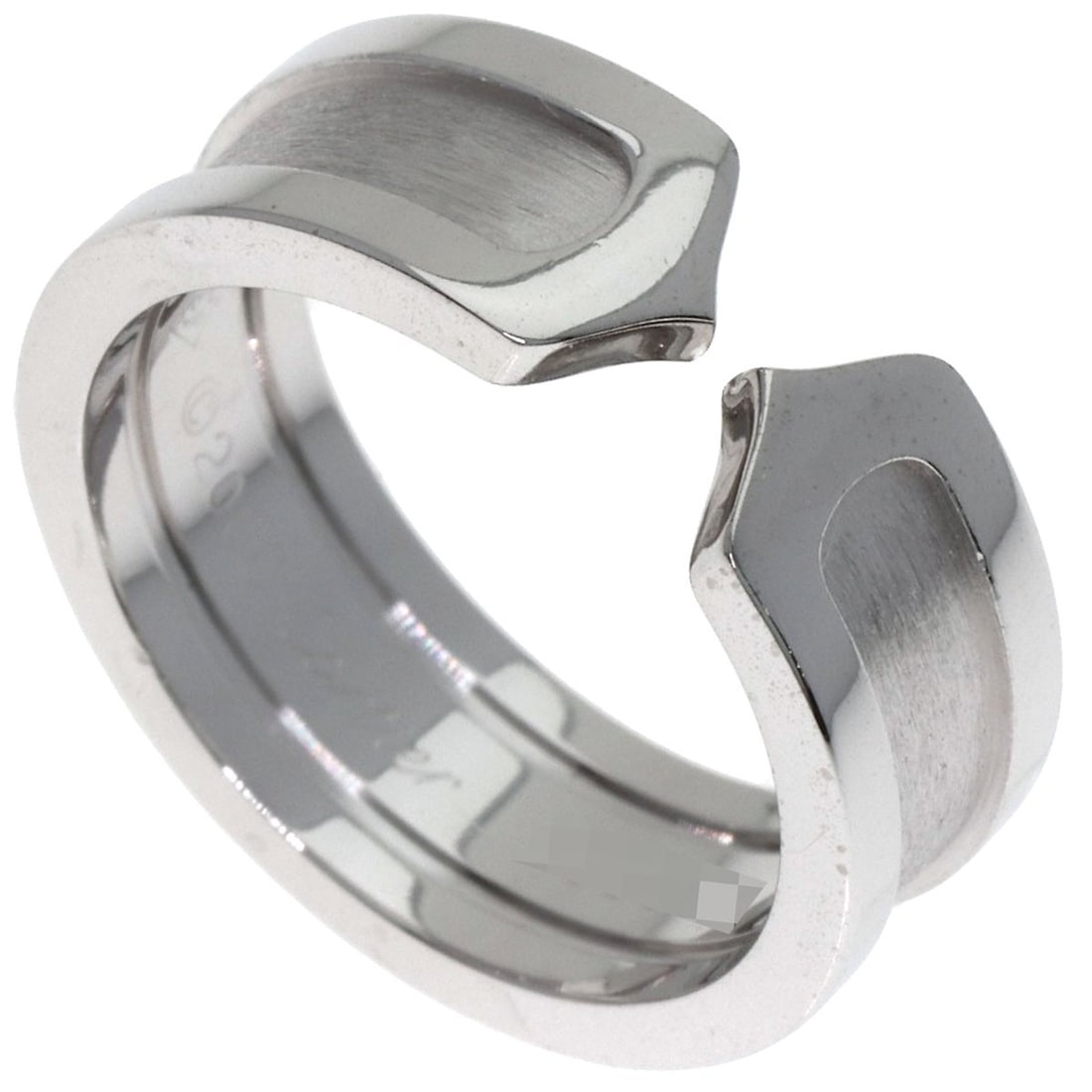 CARTIER C2 #48 White Gold K18 Ring (1 of 10)