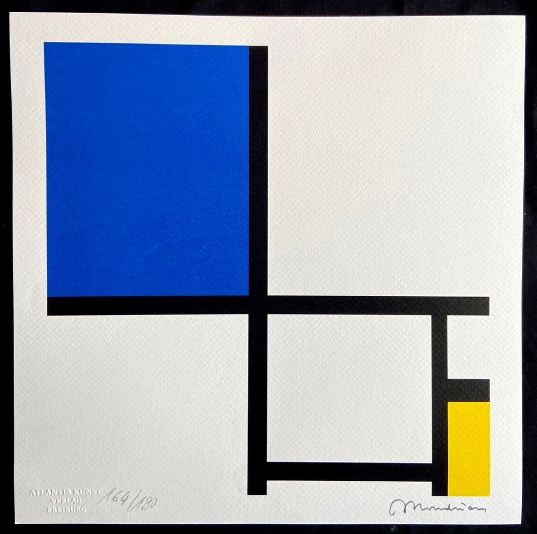 180 Piet Mondrian Lithograph Numbered Stamped: 180 Piet Mondrian Lithograph Numbered Stamped A rare opportunity to own a piece of modern art history, this 1978 lithograph by the renowned Dutch artist Piet Mondrian is a true treasure for collectors