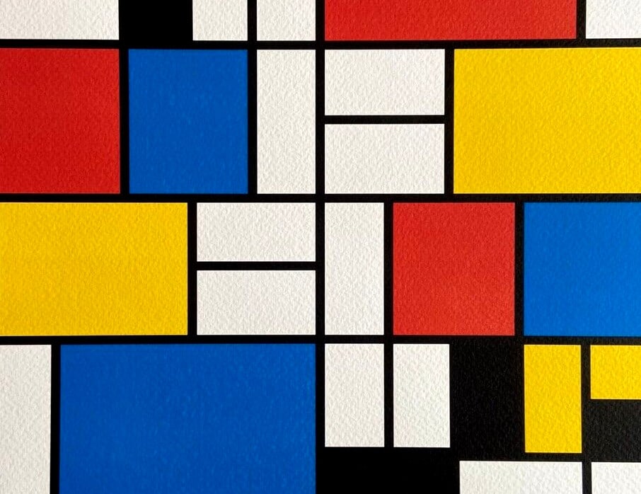 Piet Mondrian Lithograph - 4