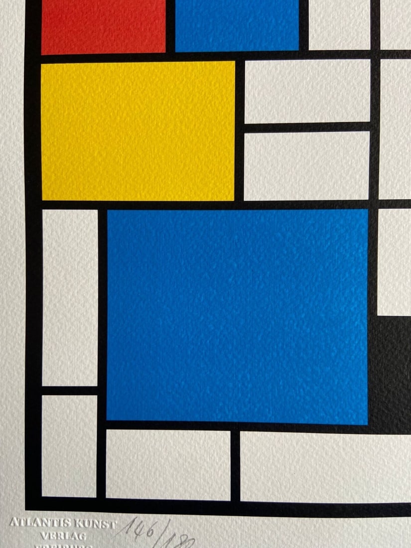 Piet Mondrian Lithograph - 5