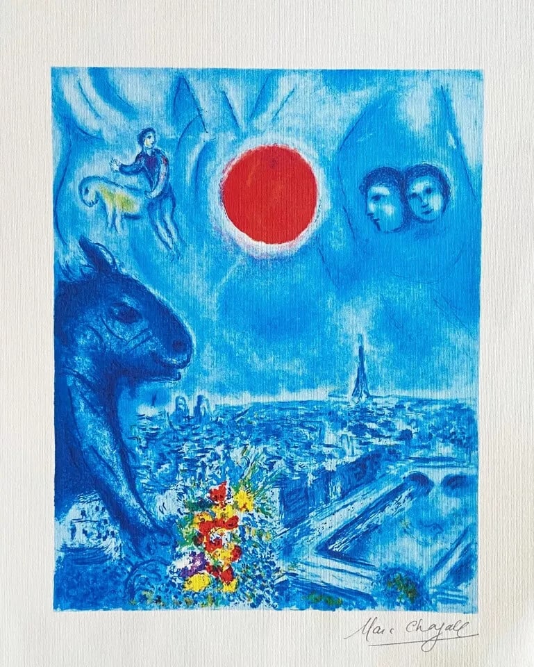Sorlier - Marc Chagall Lithograph Numbered Published - 2