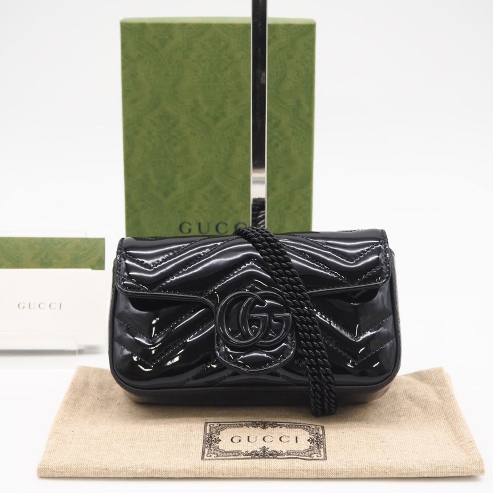 Gucci Patent Leather Shoulder Bag - 2
