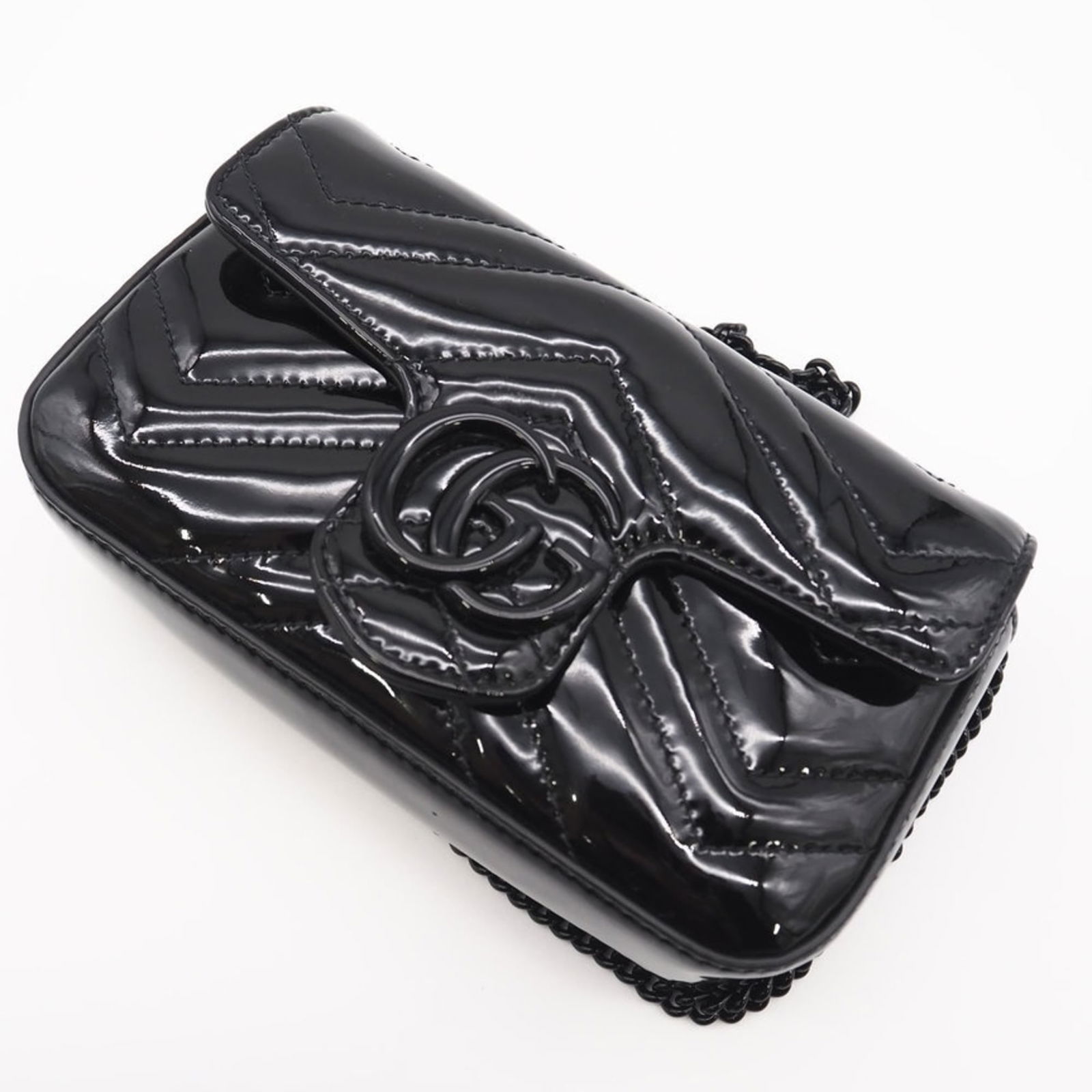 Gucci Patent Leather Shoulder Bag - 3