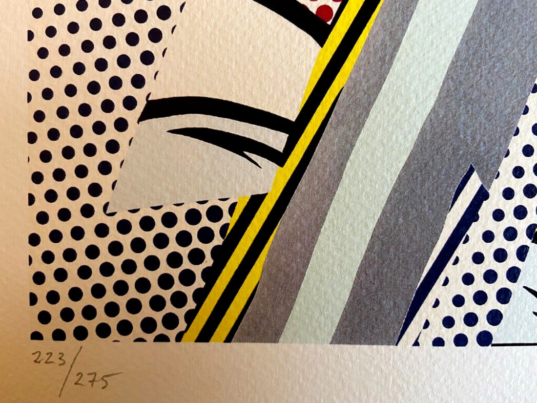 Lithograph Roy Lichtenstein. Numbered Limited - 7